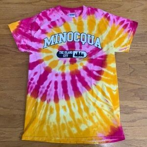 Minocqua Custom Tie dye t-shirt